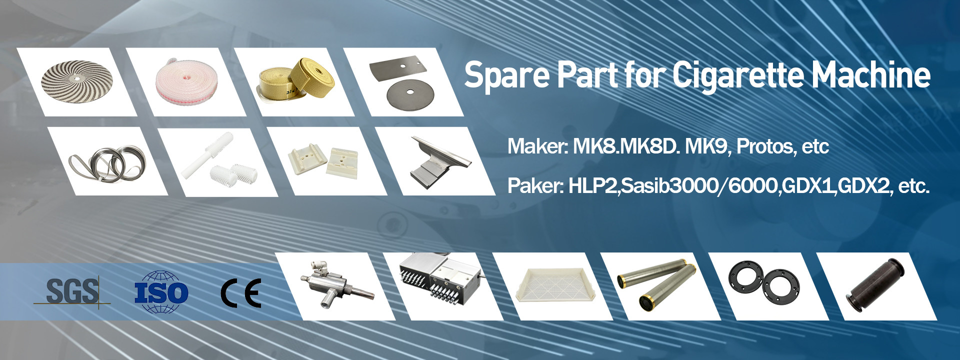Kalite Tütün Makineleri Yedek Parçaları fabrika