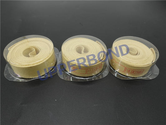satın al Aramid Fiber MK8 Sigara Makinesi Parçaları Konveyör Bandı Sarı Garnitür Bandı Çevrimiçi üretim