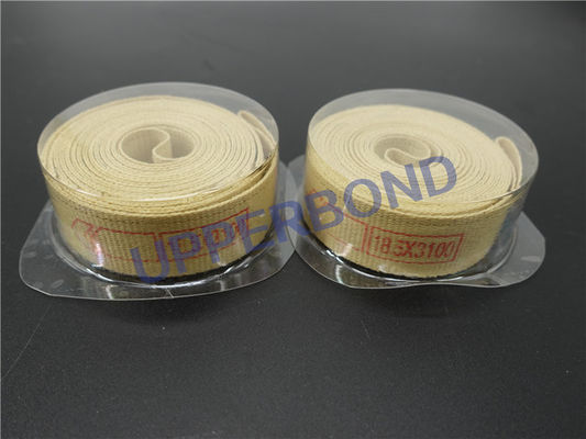 satın al Yüksek Kırılma Dayanımı Takviyeli Sarı Garnitür Bandı% 100 Aramid Çevrimiçi üretim