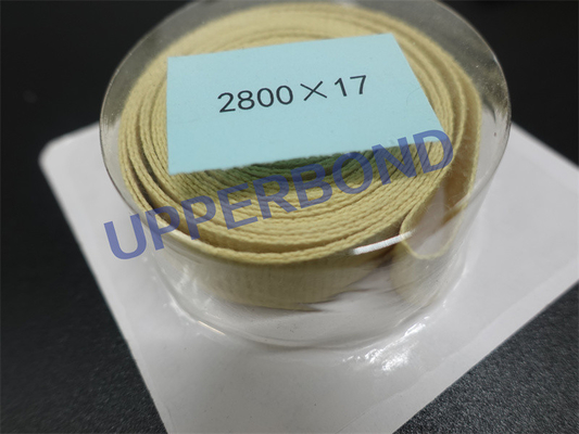satın al 17*2800 Formatlı Bantlar MK8 MK9 Sigara Makinası için Kevlar Fiber Bant Çevrimiçi üretim