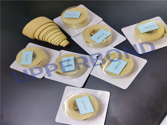 satın al Kretek Sigara Paketleme Makina Parçaları İçin Keten Elyaf Güçlendirilmiş Format Kemer Çevrimiçi üretim